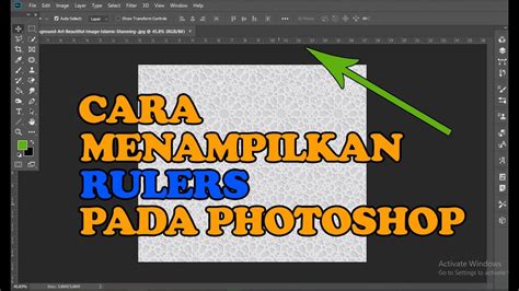 Cara Memunculkan Ruler di Photoshop
